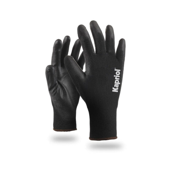 Black Touchscreen Work Gloves
