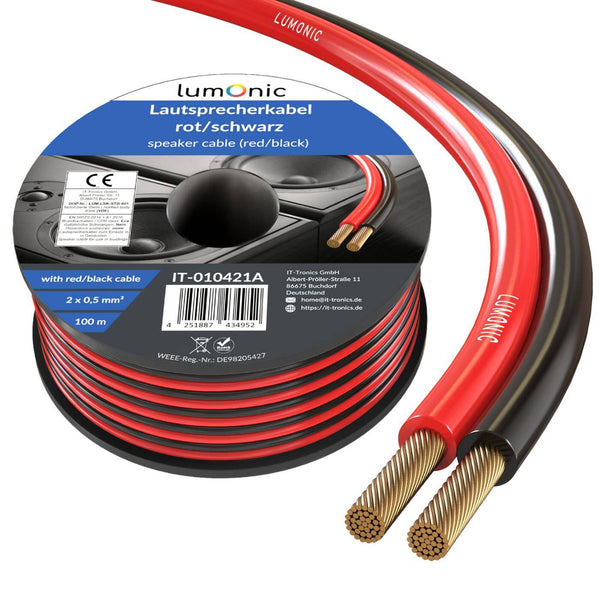 Red/Black Speaker Cable