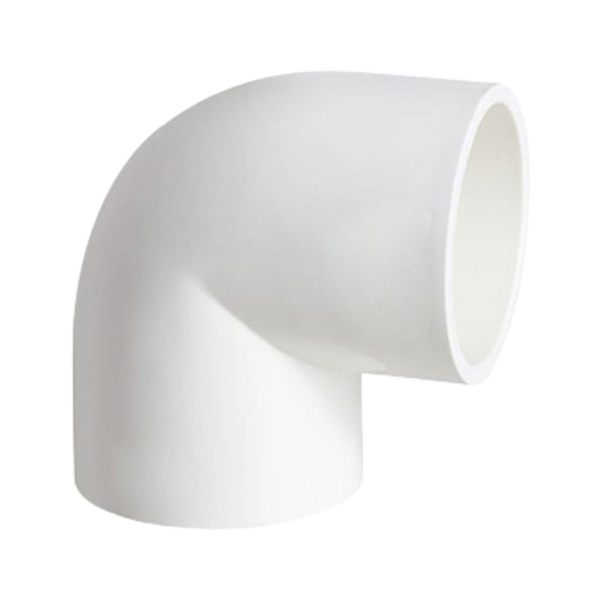 White PVC 90° Pressure Elbow