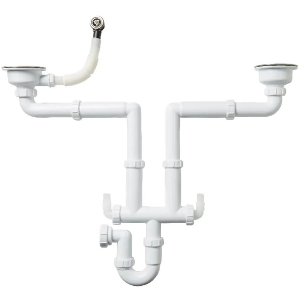 Double-Bowl Sink Waste Trap Kit