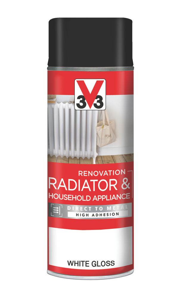 V33 White Gloss Appliance & Radiator Spray Paint