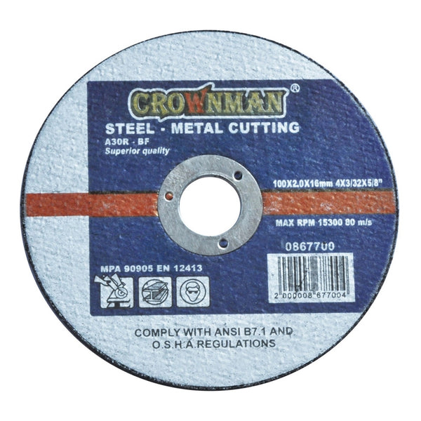 Metal Cutting Disc for Grinders and Chop Saws