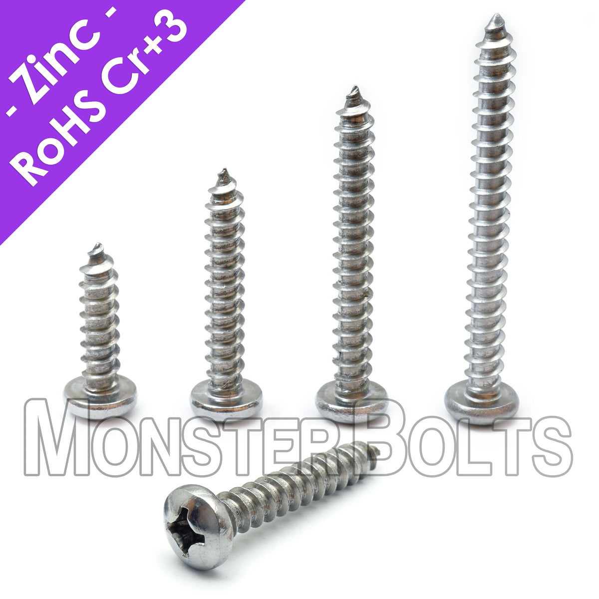 Würth Zinc-Plated Pan Head Self-Tapping Screw