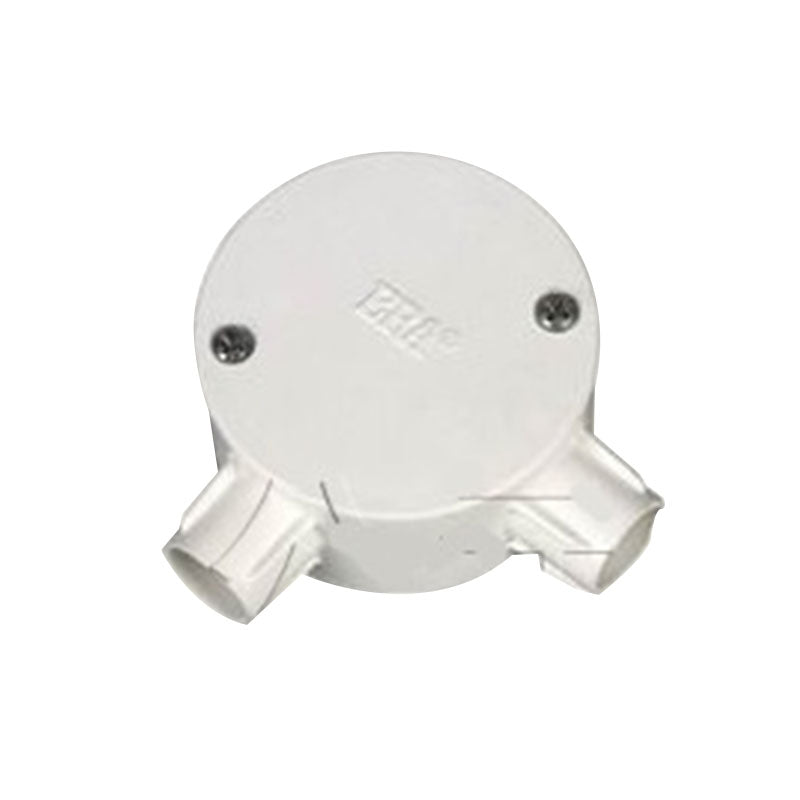 White PVC Conduit Angle Boxes