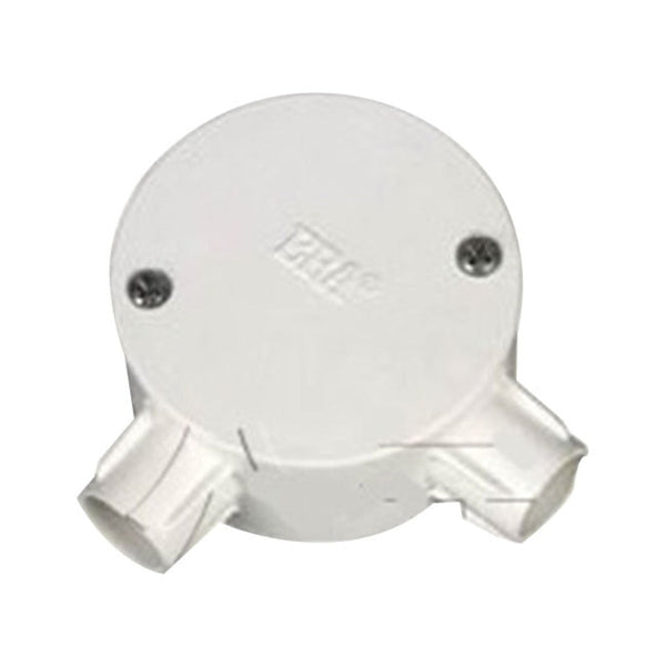 White PVC Conduit Angle Boxes