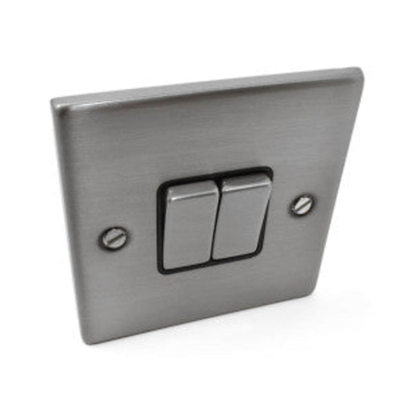 Brushed Stainless Steel Light Switch