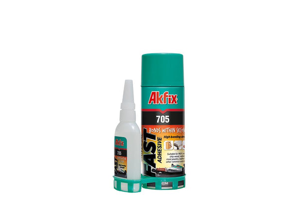 Akfix 705 Universal Fast Adhesive and Activator Set