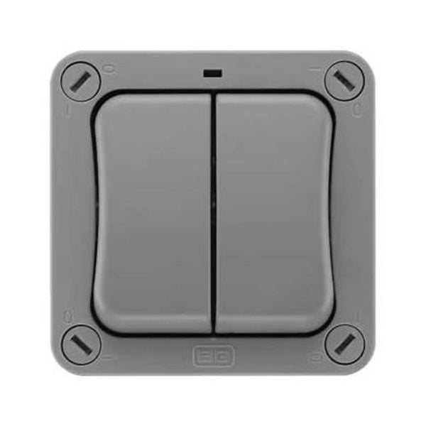 Edison WPA220 Weatherproof 2-Gang 2-Way Switch