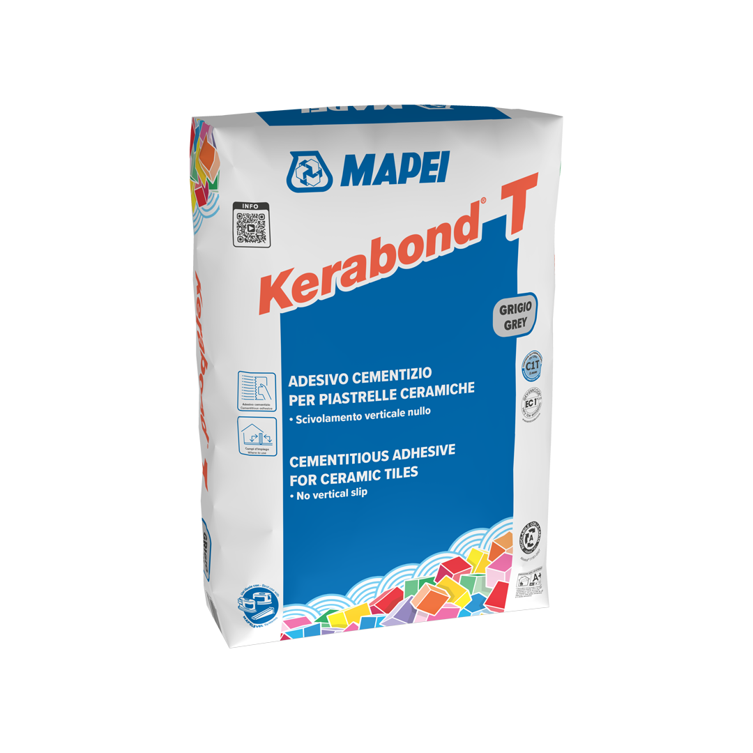 Mapei Kerabond T grey tile adhesive 25 kg bag