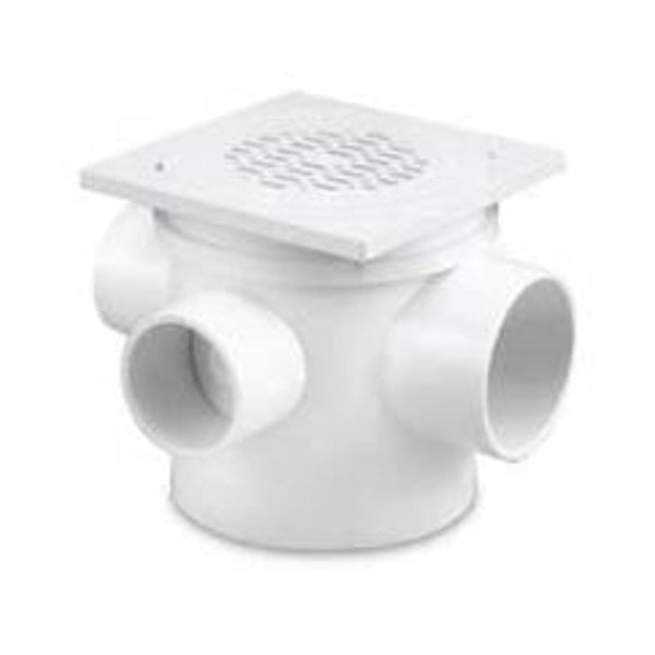 White PVC Floor Gully