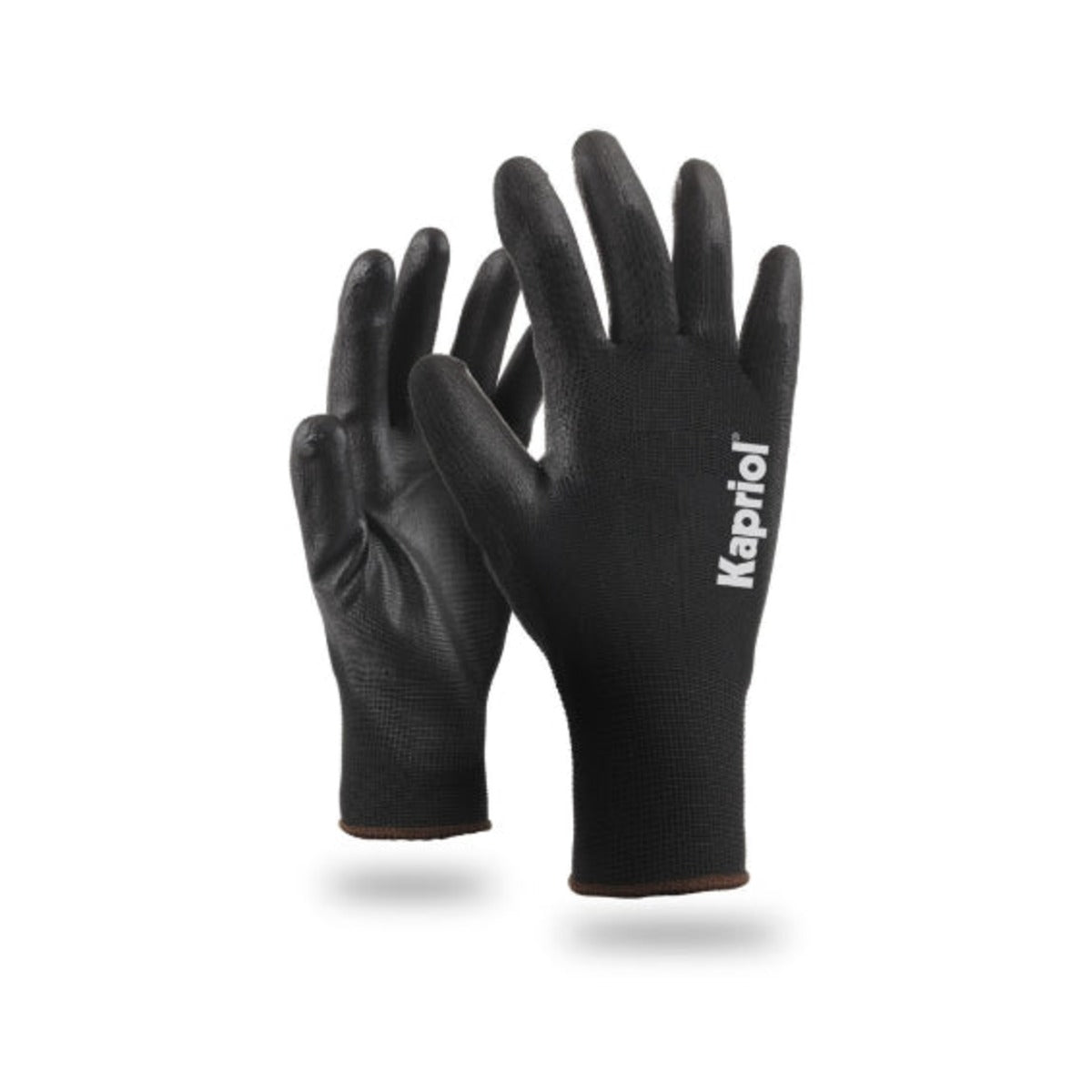 Black Touchscreen Work Gloves
