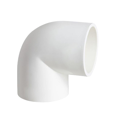White PVC 90° Pressure Elbow