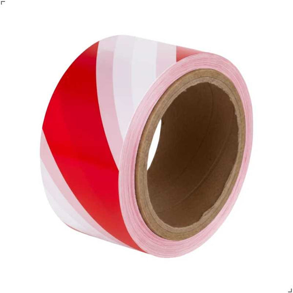 Red and White Barrier Tape