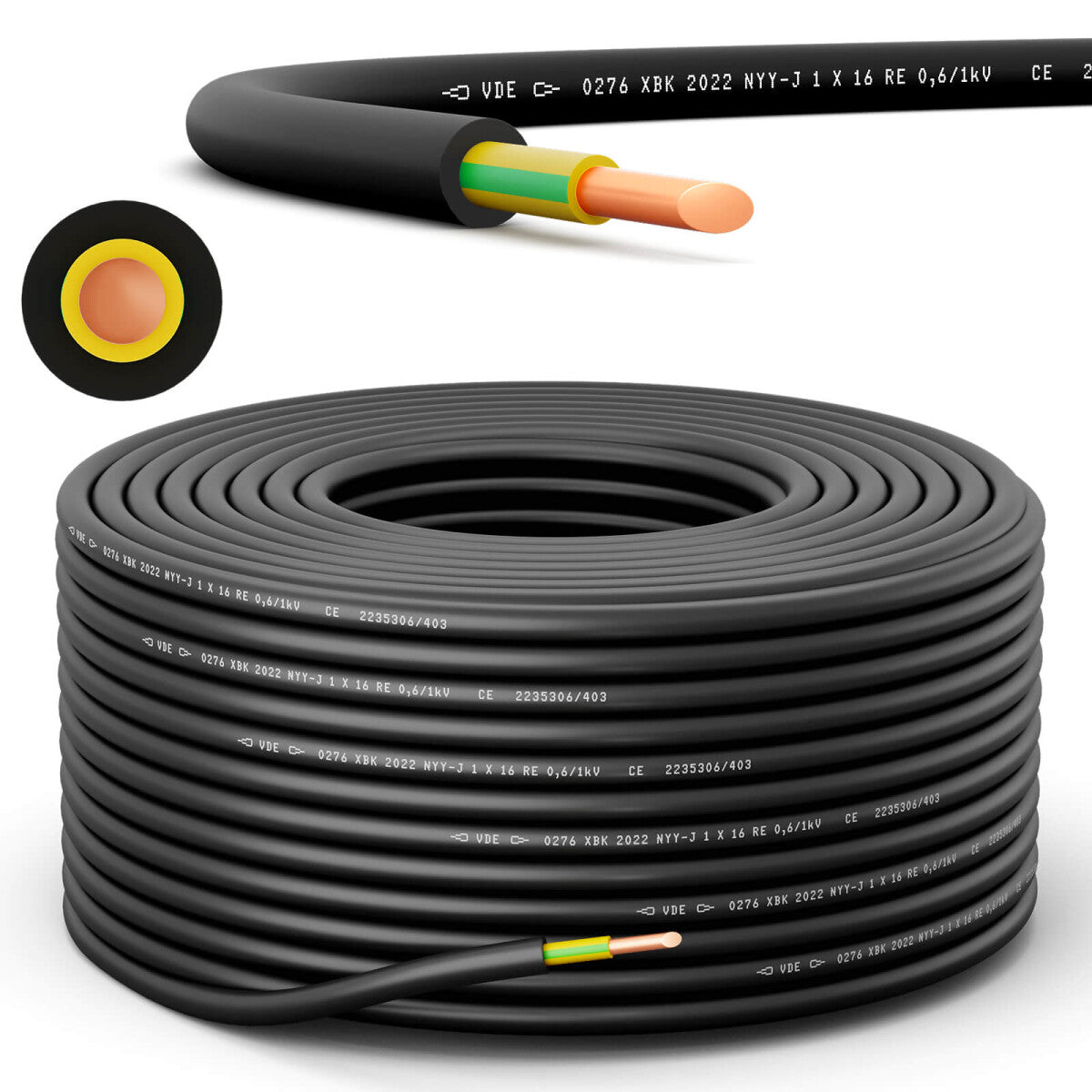 NYY Black Power Cable