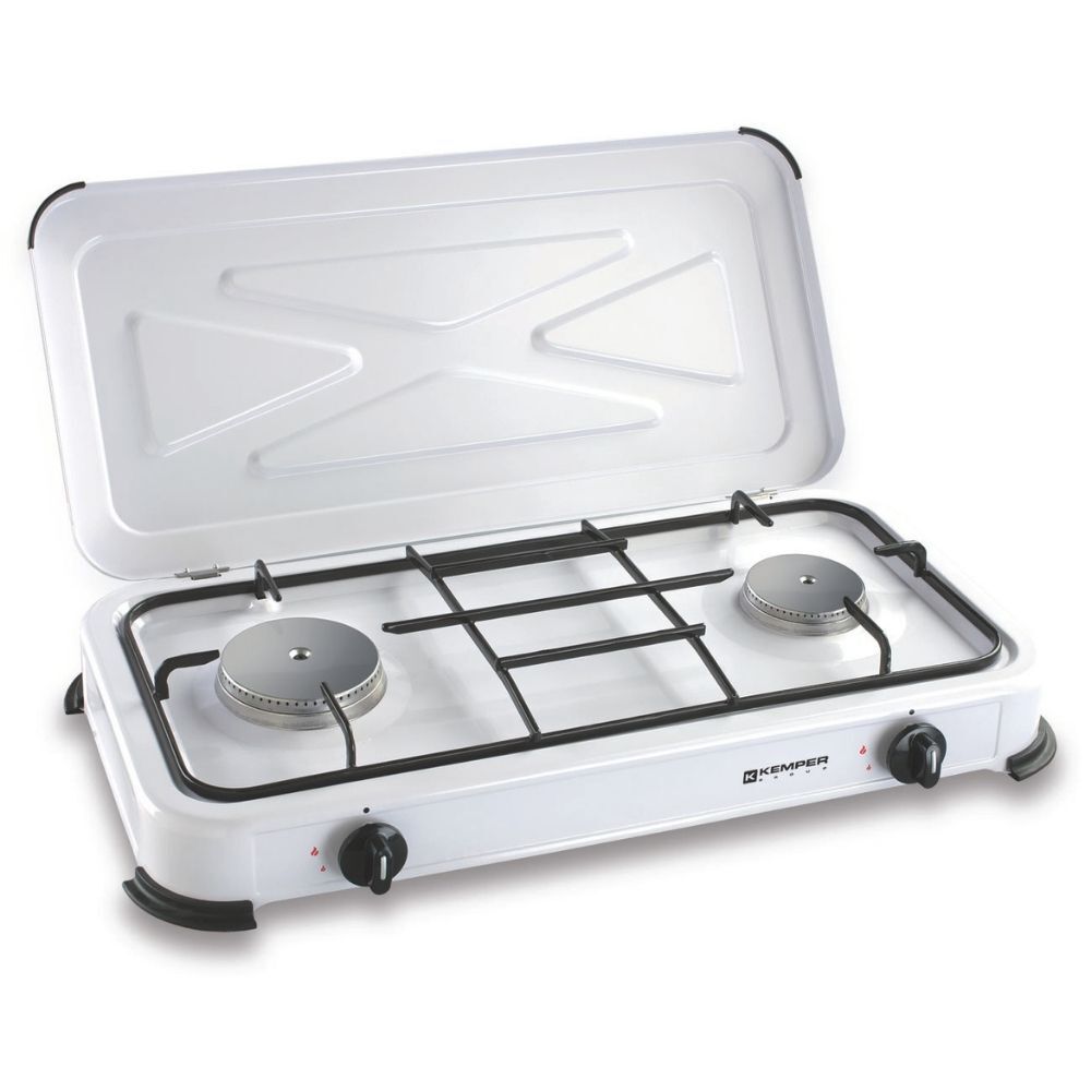 Gas Stove with Lid and Grill