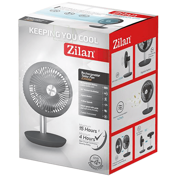 Rechargeable Desk Fan