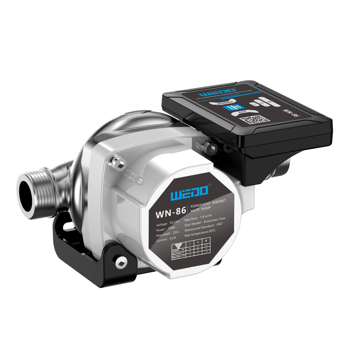 Permanent-Magnet Booster Pump