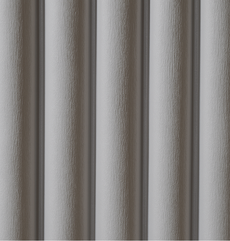 5-ARCH WOOD FLUTED PANEL WHITE