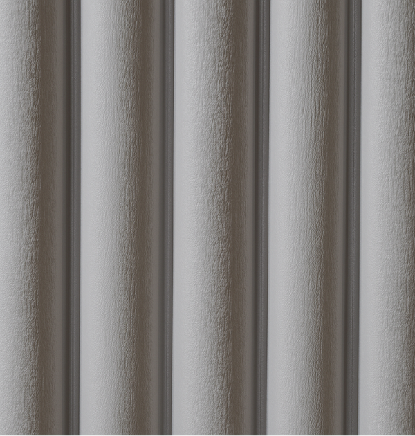 5-ARCH WOOD FLUTED PANEL WHITE