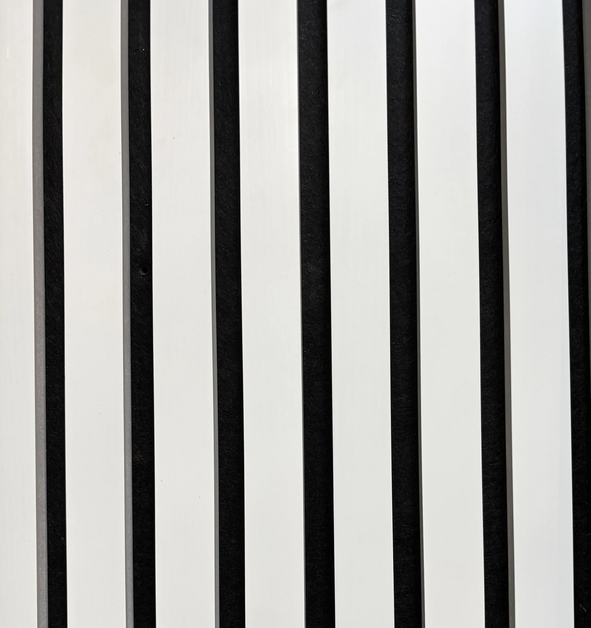 WHITE ACOUSTIC WOOD SLATS