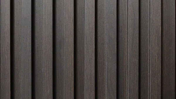 SMOKED OAK WOOD FLUTED PANEL