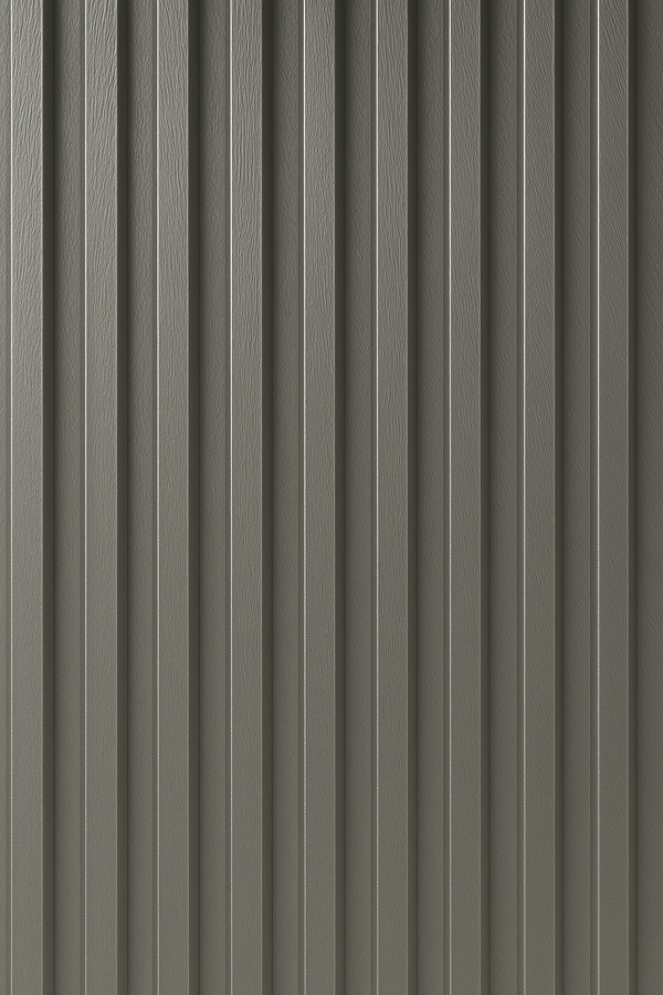 GREY FISHBONE WOOD FLUTED PANEL