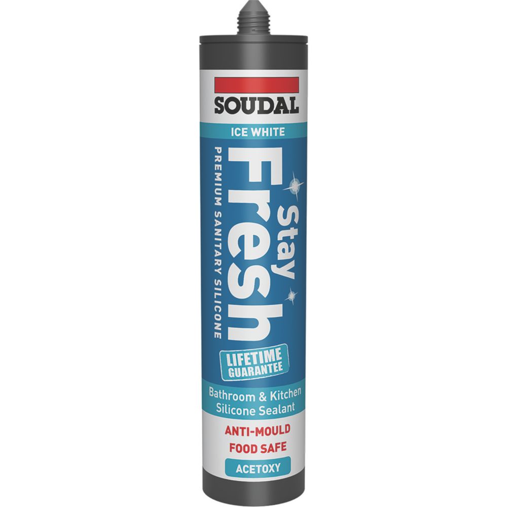 Soudal Stay Fresh Sanitary Silicone Sealant