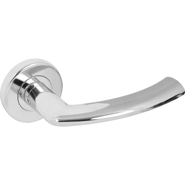 Lever Door Handle on Rose