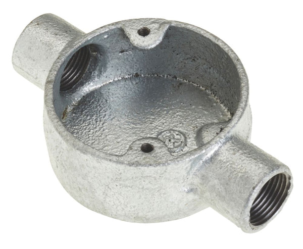 Galvanised Steel Circular Conduit Box