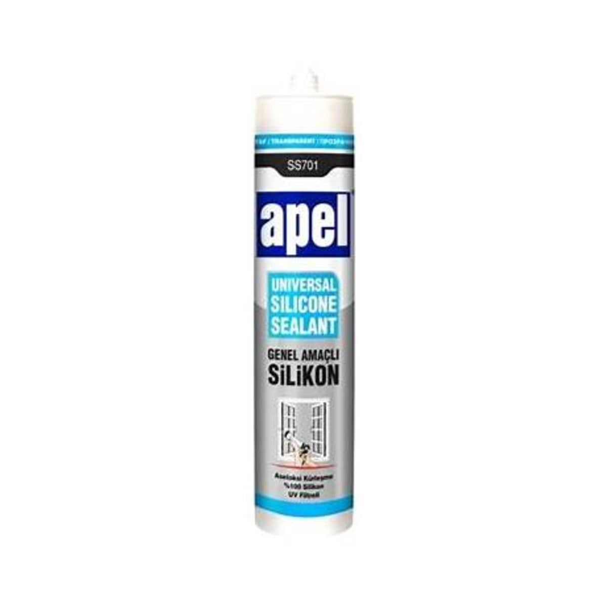 Apel Acetoxy Silicone Sealant