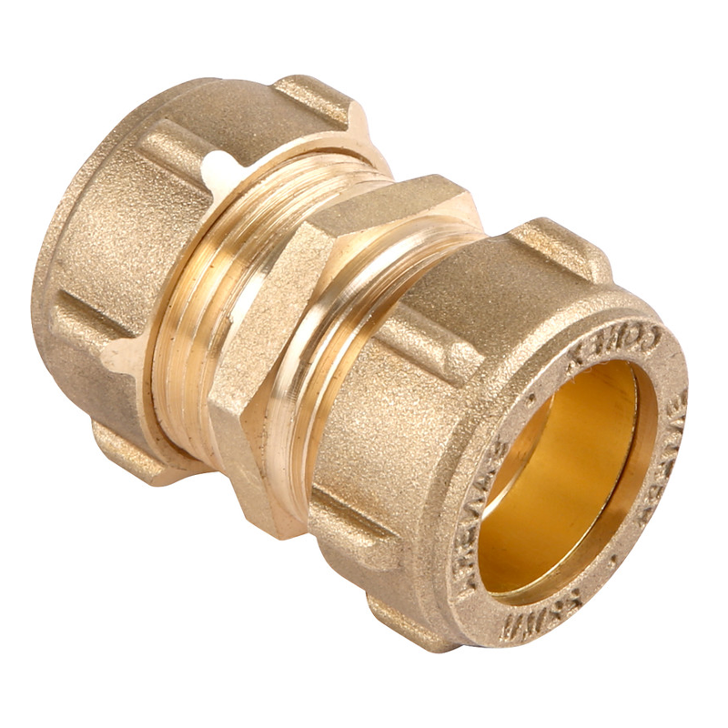 Brass Compression Straight Coupler