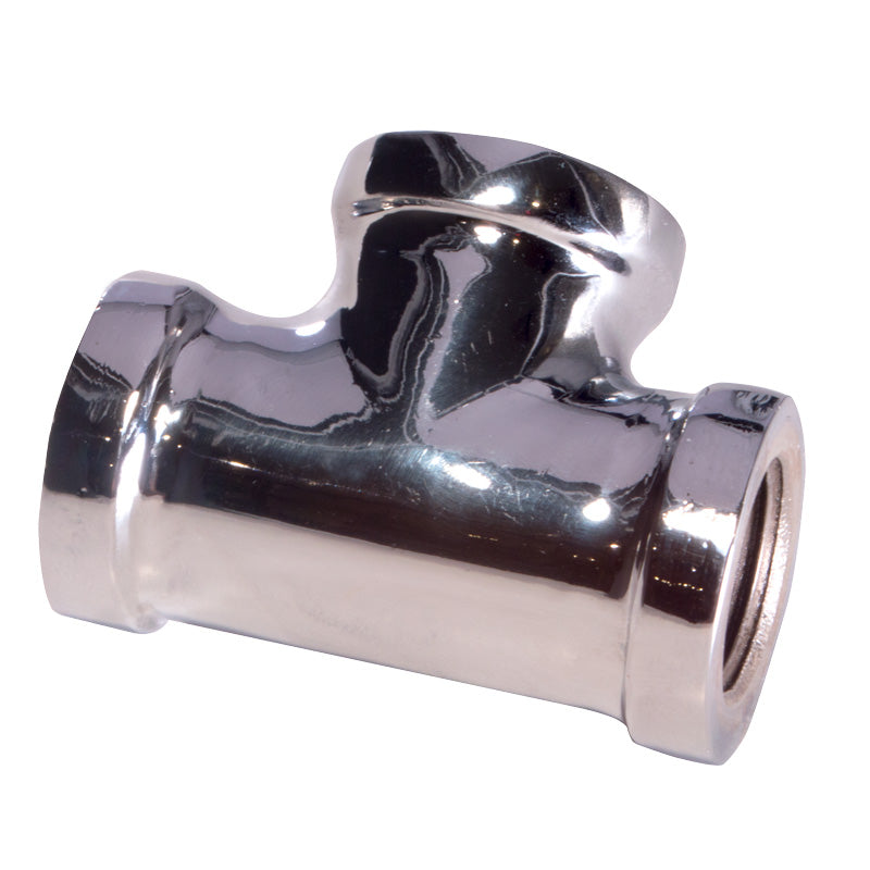 Chrome Tee with Nut