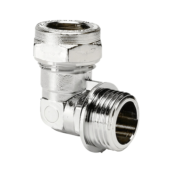 Chrome Male/Male Elbow