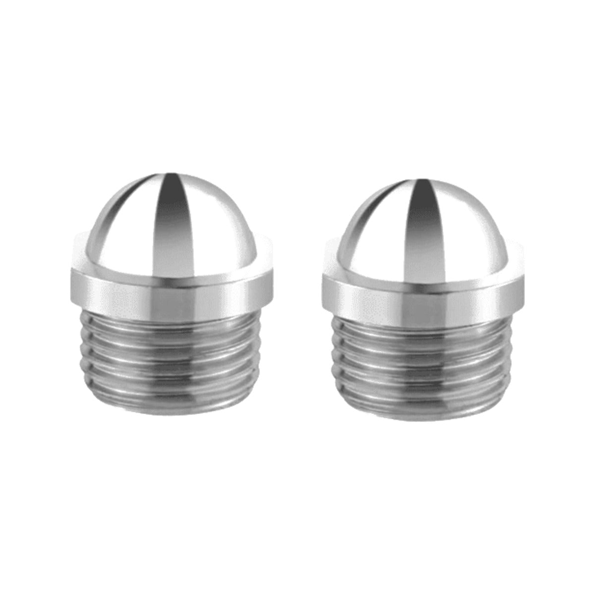 Brass Plug with Chrome Rosette