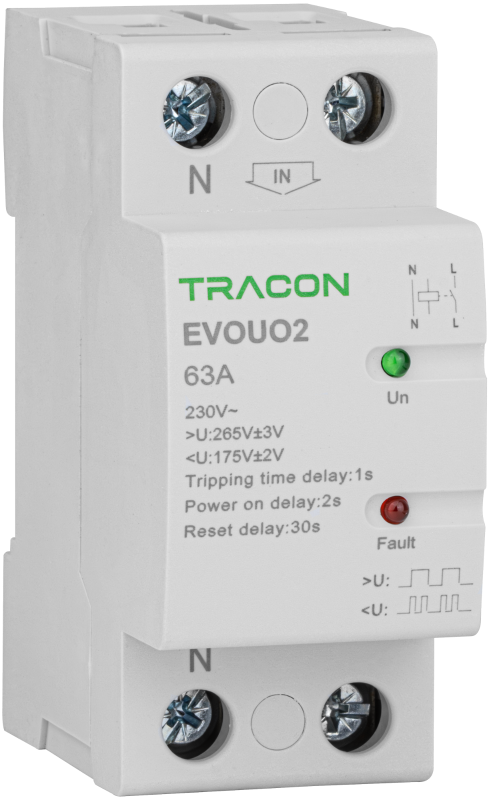 Tracon 63A Automatic Voltage Protection Relay