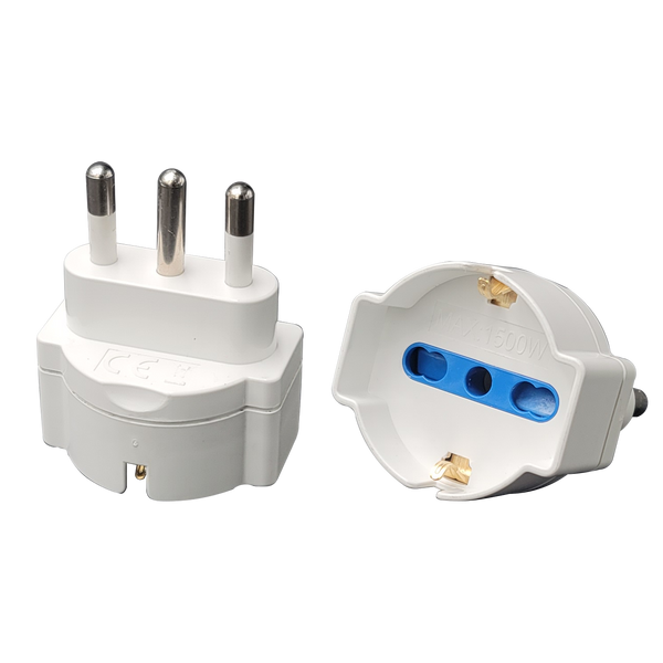 White Italian Plug and Socket