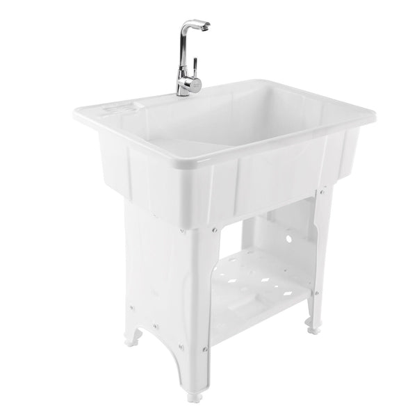 Wash Tub with Wooden Door