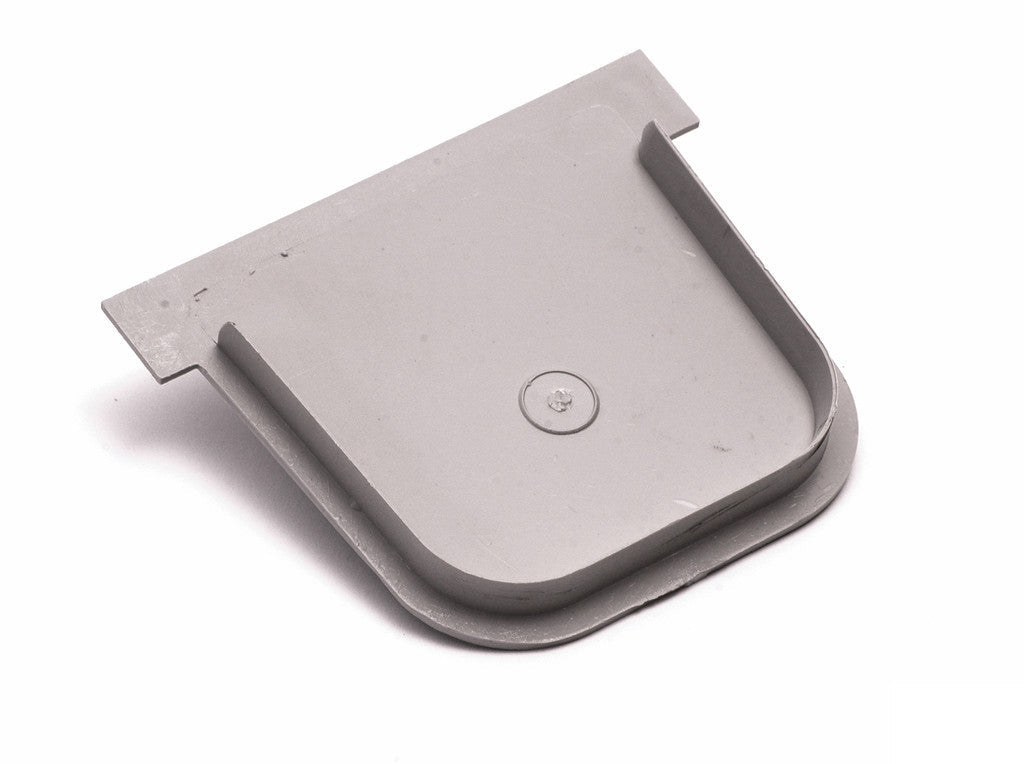 Grey Plastic Drainage Channel End Cap