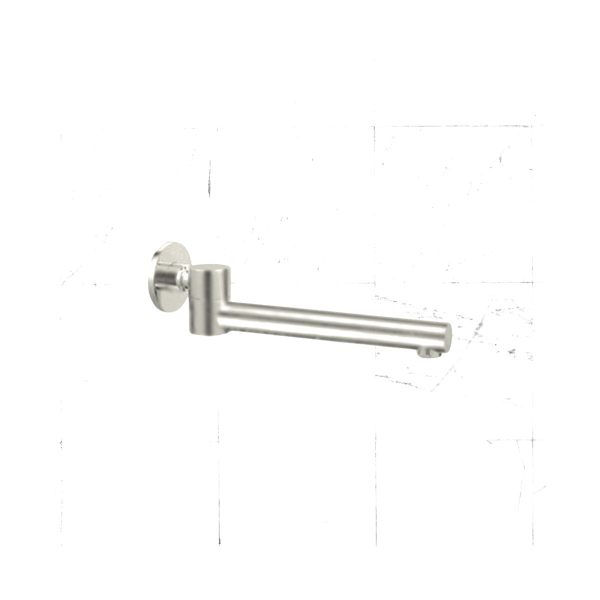 Wall-Mounted Swivel Spout Tap