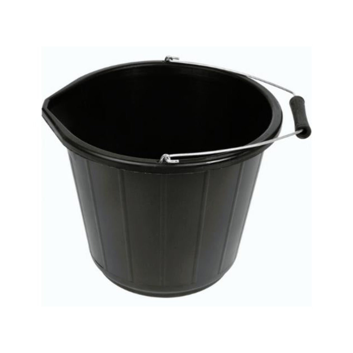 Large Black Bucket