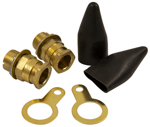 Brass Armoured Cable Gland Kit