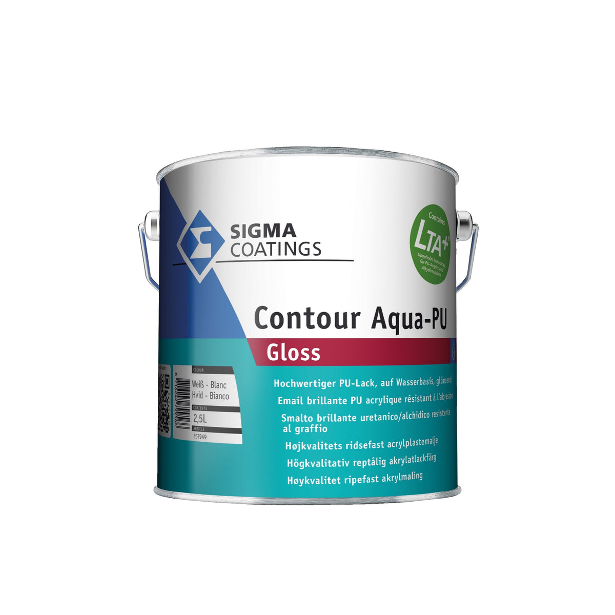 Sigma Contour Aqua-PU Water-Based Enamel