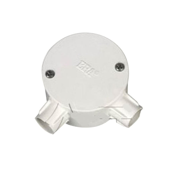 White PVC Conduit Angle Boxes