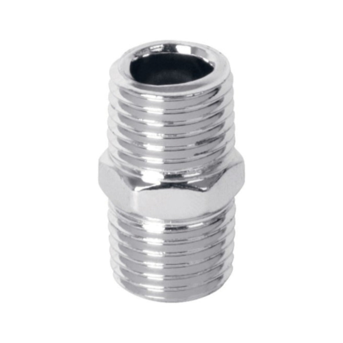 Chrome Nipple with Nut