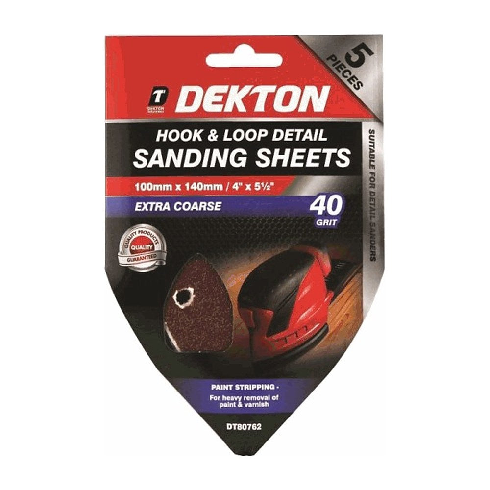 Hook and Loop Detail Sander Sheets