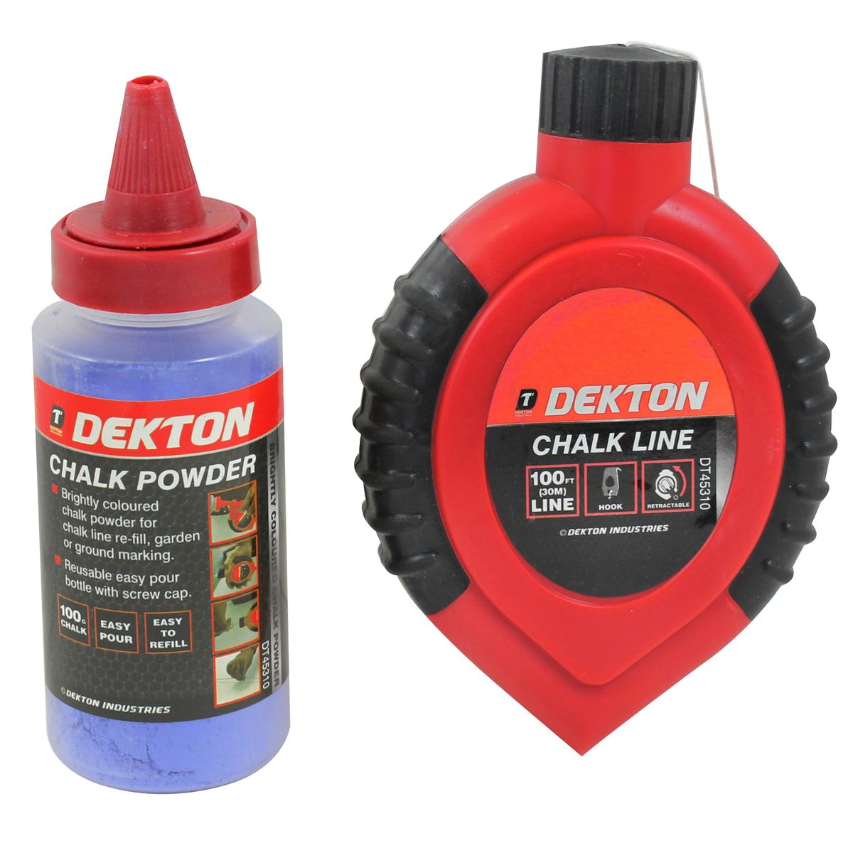 Dekton Chalk Line Reel Set