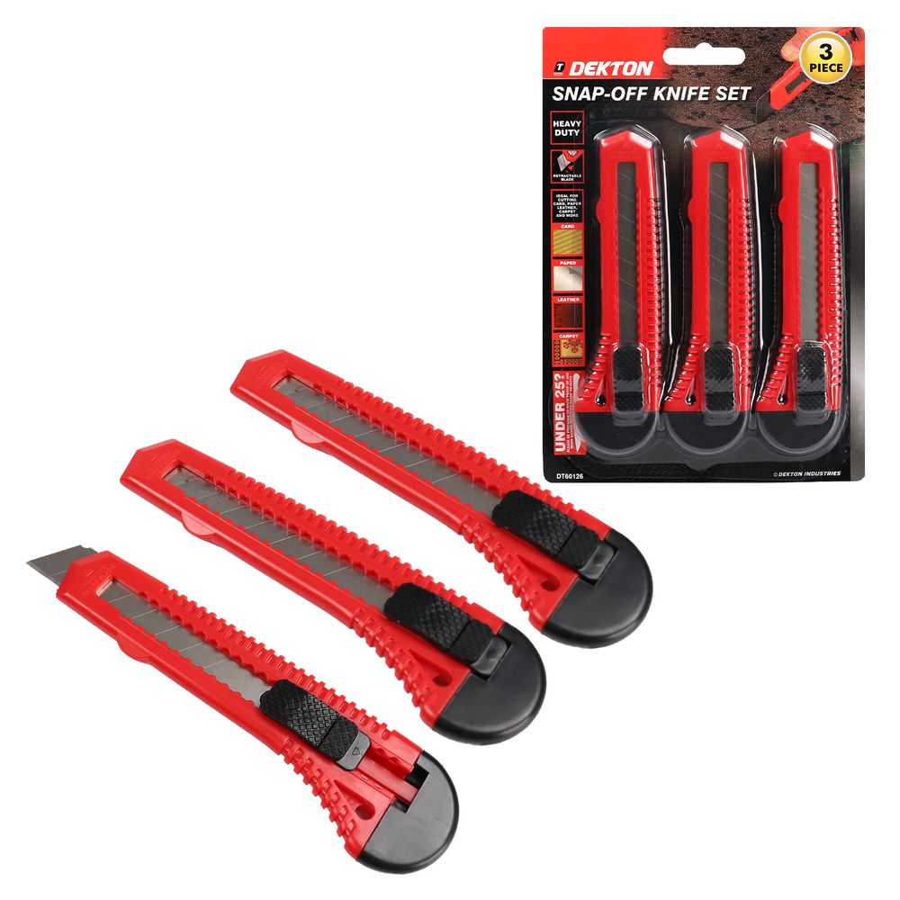 Dekton Snap-Off Knife Set