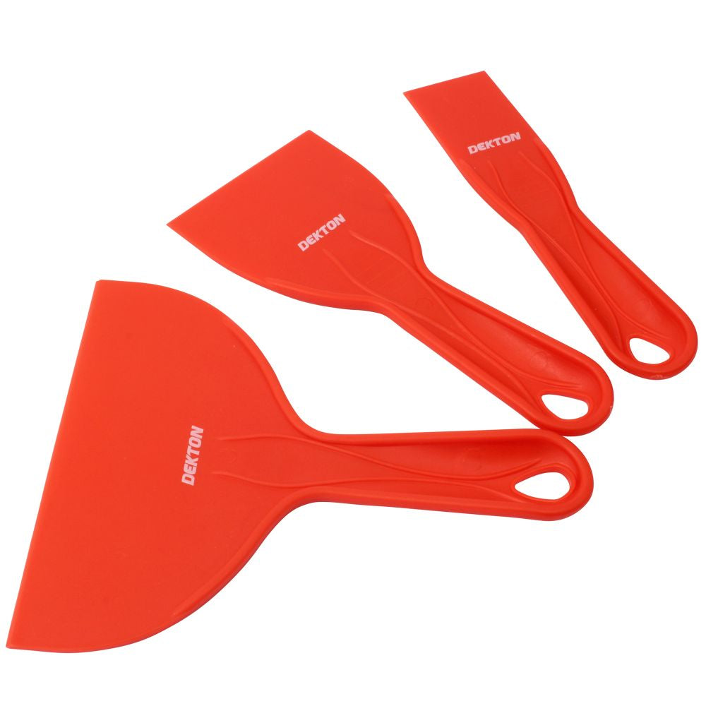 Dekton Plastic Putty Knife Set
