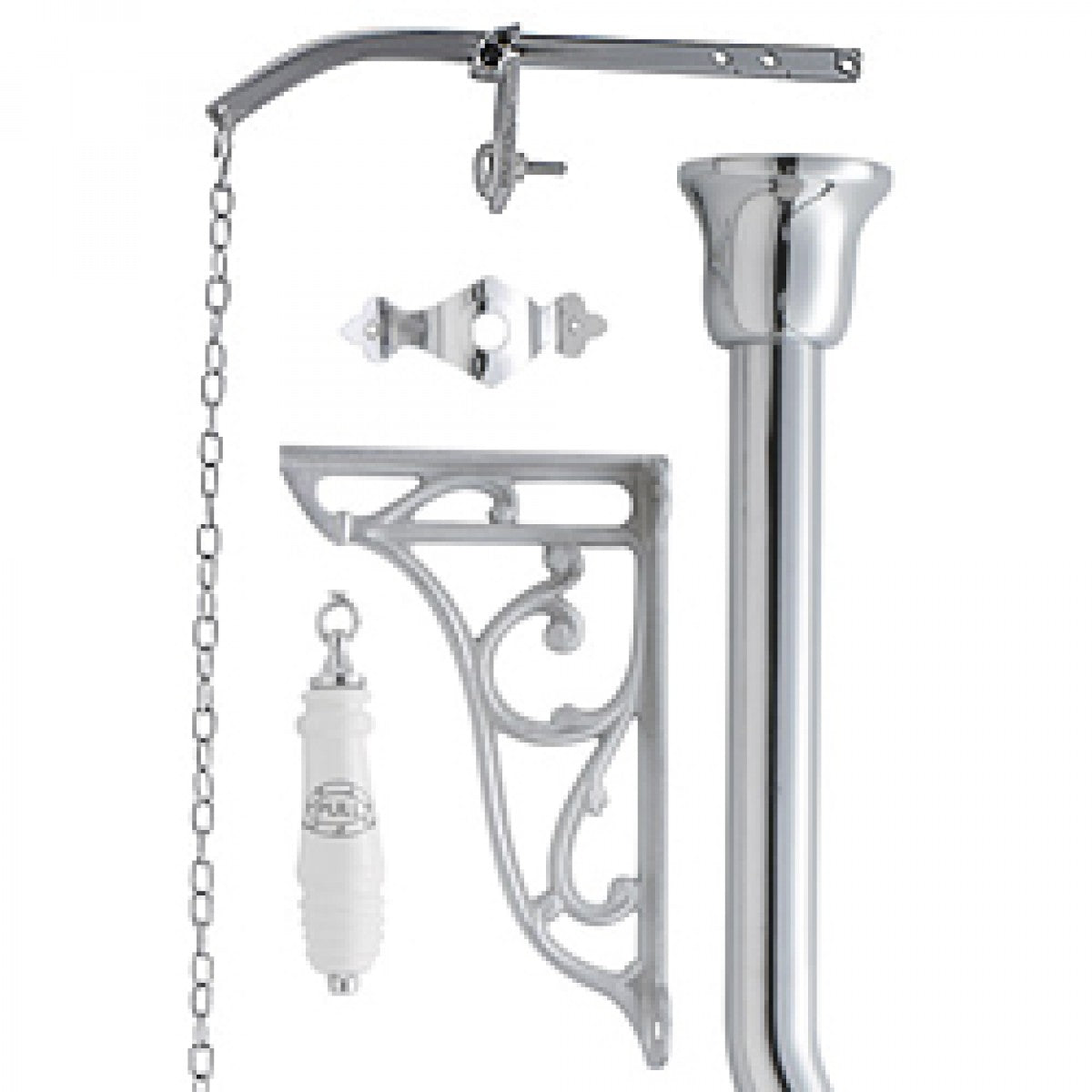 High-Level Cistern Flush Pipes