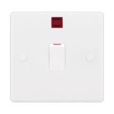 20A Double-Pole Switch with Neon Indicator